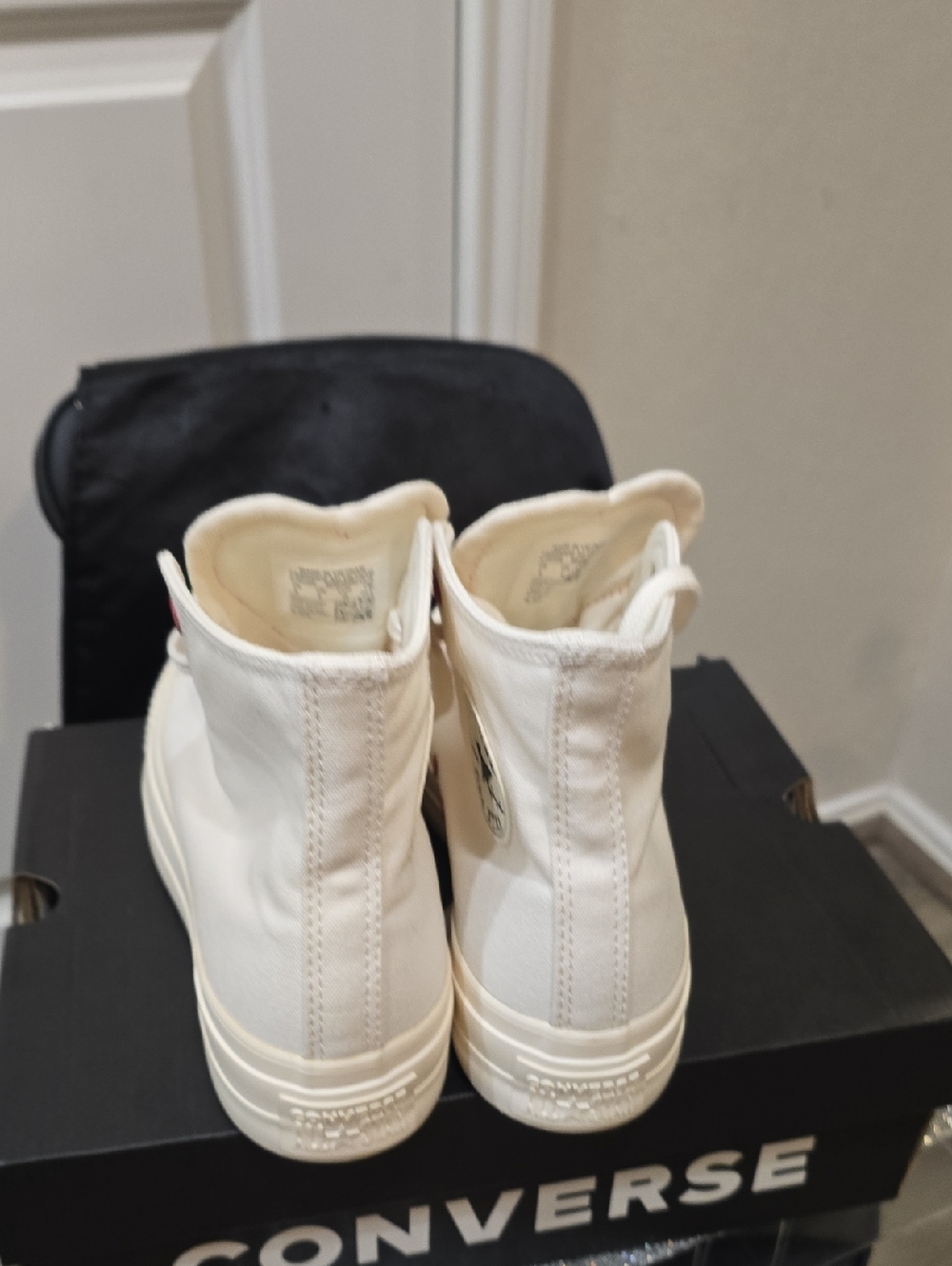 Converse Chuck Taylor All Star Hearts Hi Lift VDay Shoes - Picture 11 of 11